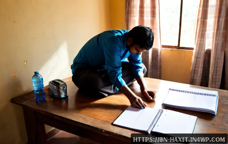 습관 형성의 지속 가능성을 높이는 방법 - Photorealistic morning habit-building scene in a bright Bangladeshi home, a focused adult arranging ...